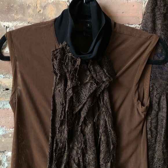 Marie Saint Pierre Ruffle Lace Top & Skirt Set - Picture 3 of 7